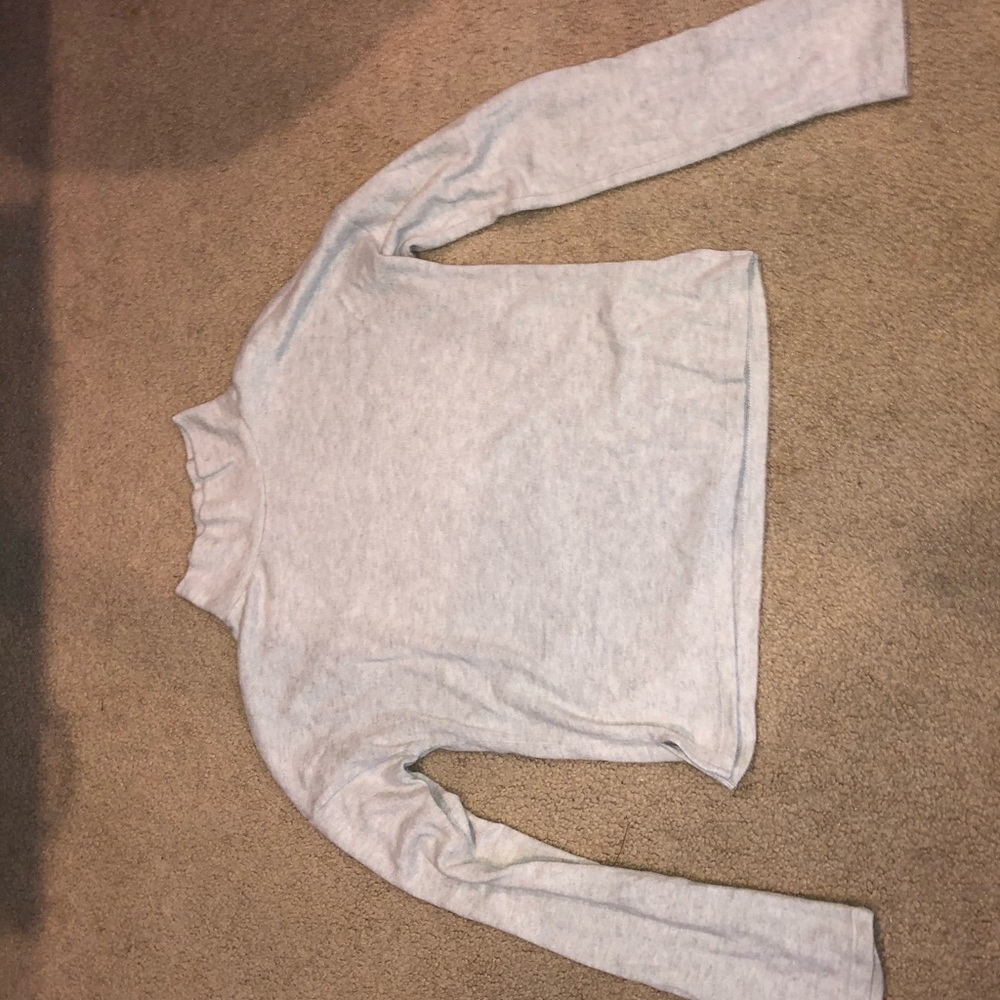 White turtle neck